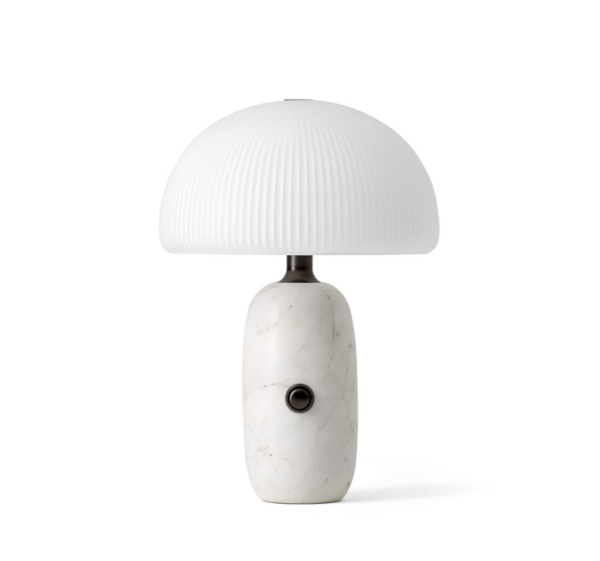 Vipp 591 Sculpture Tischleuchte S weiss